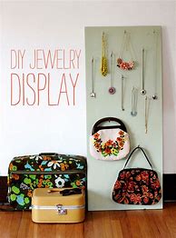 Image result for Homemade Jewelry Display