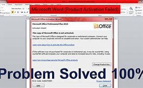 Image result for Product Activation Failed