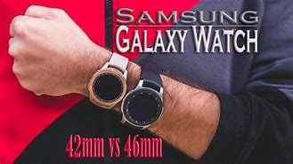Image result for Samsung Galaxy Watch 4 Classic 42 vs 46