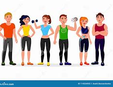 Image result for Fitness Friends Cartoon