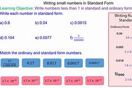 Image result for Names of Small Numbers