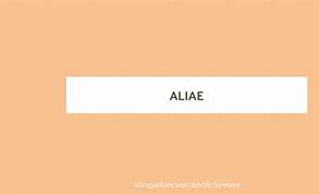 Image result for aliae