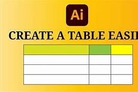 Image result for Ai Table Templates
