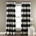 Image result for Black Horizontal Striped Curtains
