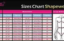Image result for Maidenform Size Chart for Waist
