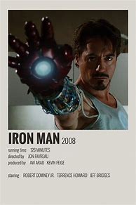 Image result for Iron Man Movie Posters Minimalist