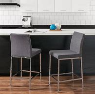 Image result for Fabric Counter Height Bar Stools