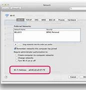 Image result for MacBook Wi-Fi Mac Address