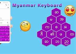 Image result for Myanmar Typing Layout