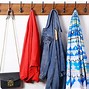 Image result for Wooden Wall Clothes Rack