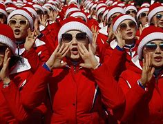 Image result for North Korea Cheering Crowds