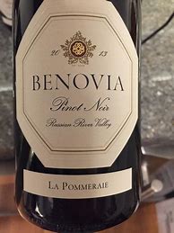 Image result for Benovia Pinot Noir Sonoma Coast