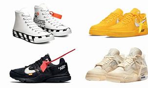 Image result for All Off White Sneakers Designs
