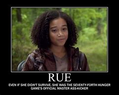 Image result for Rue Hunger Games Meme