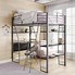 Image result for twin bunk beds with desks