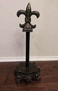 Image result for Fleur De Lis Bronze Paper Towel Holder