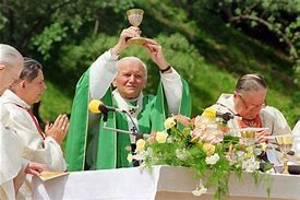 Image result for Pope John Paul II White Clothes