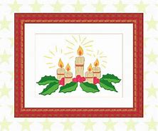 Image result for Cross Stitch Christmas Candle