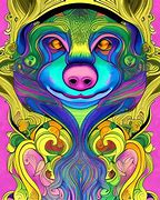 Image result for Trippy Sloth Art