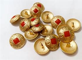 Image result for One Inch Gold Buttons