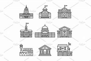 Image result for Government School Line Drawing