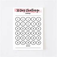 Image result for Printable 30-Day Row Calendar