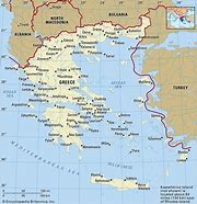 Image result for Mainland Greece Map