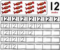 Image result for Preschool Math Worksheets Number 12