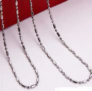 Image result for Stainless Steel Ball Chain Necklace