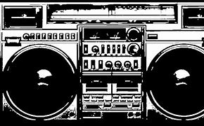 Image result for Boombox with Record Player
