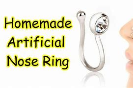 Image result for How to Make a Fake Nose Rings