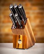 Image result for Acacia Knife Block Set