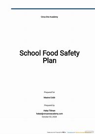 Image result for Food Safety Cover Sheet