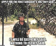 Image result for Army 1SG Meme