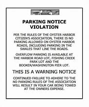 Image result for Bad Parking Notice