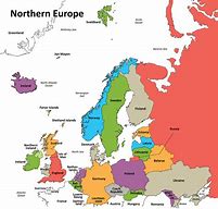Image result for Northern Europe Road Map