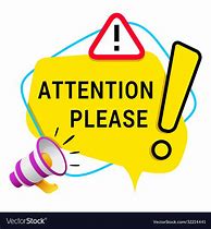Image result for Attention Sign Clip Art