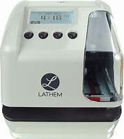Image result for Lathem Time Punch Card
