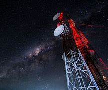 Image result for Antenna Tower at Night