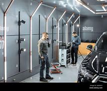 Image result for Modern Automotive Booth without Car