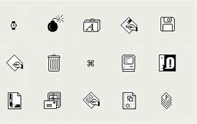 Image result for mac icons susan kare
