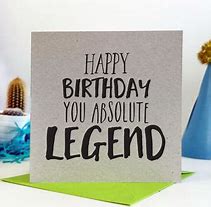 Image result for Legend Happy Birthday Serious Poster