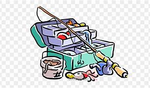 Image result for Person with Fishing Tackle Box Clip Art