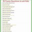 Image result for Fun Questions for Kids