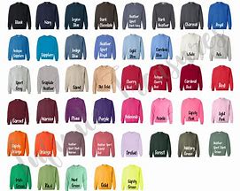 Image result for Gildan 18000 Sweatshirt Colors