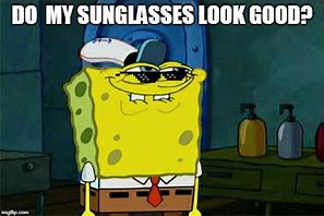 Image result for Squidward Sunglasses Meme