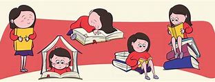 Image result for Book Lover Cartoon