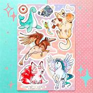 Image result for Mythical Creatures Stickers Kawaii