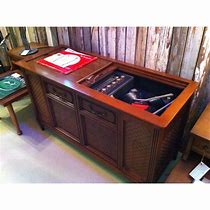 Image result for Vintage Magnavox 4 Piece Stereo Radio Shelf Style
