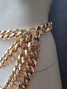 Image result for Women's Gold Chain Belt